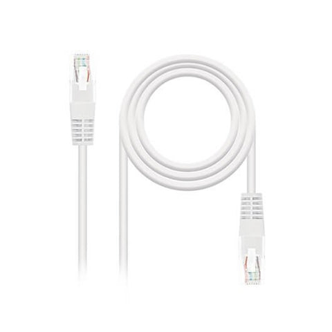 Latiguillo cable red utp cat6 rj45 nanocable 1m blanco awg24