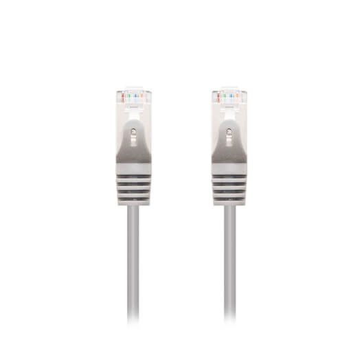 Latiguillo cable red ftp cat6 rj45 nanocable 10m gris