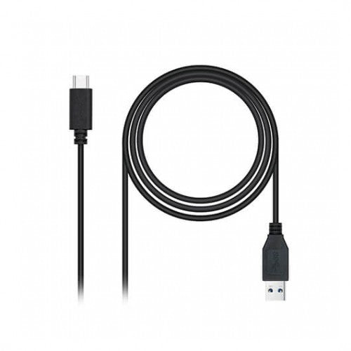 Cable usb(a) 3.1 a usb(c) 3.1 nanocable 1.5m negro -  macho a macho