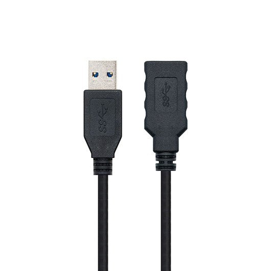 Cable usb(a) 3.0 a usb(a) 3.0 nanocable 2m negro macho - hembra