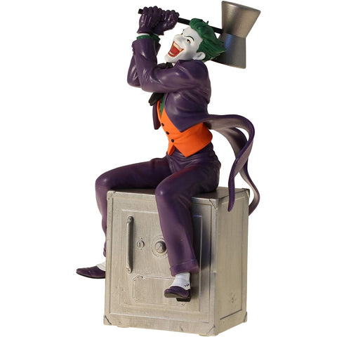 Figura hucha plastoy dc comics joker sentado en caja fuerte
