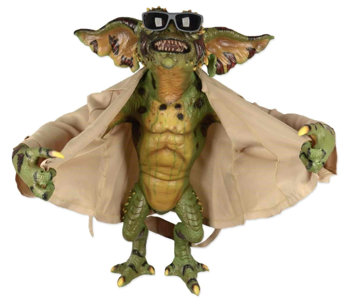 Figura neca gremlins gremlin flasher con gabardina version real