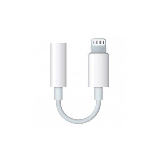 Adaptador apple lightning  a jack 3.5mm macho - hembra