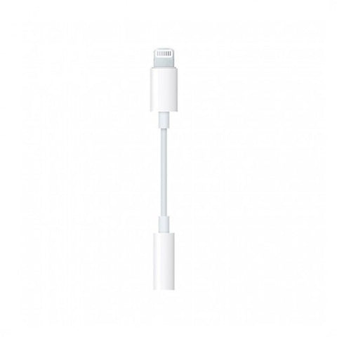 Adaptador apple lightning  a jack 3.5mm macho - hembra