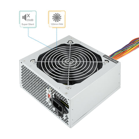 Fuente alimentacion tooq ep - ii tqep - 500s - int atx 500w