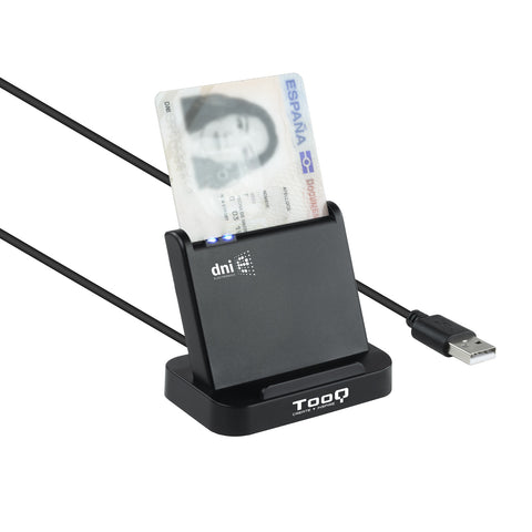 Lector de tarjetas externo tooq tqr - 220b dnie vision usb 2.0 negro