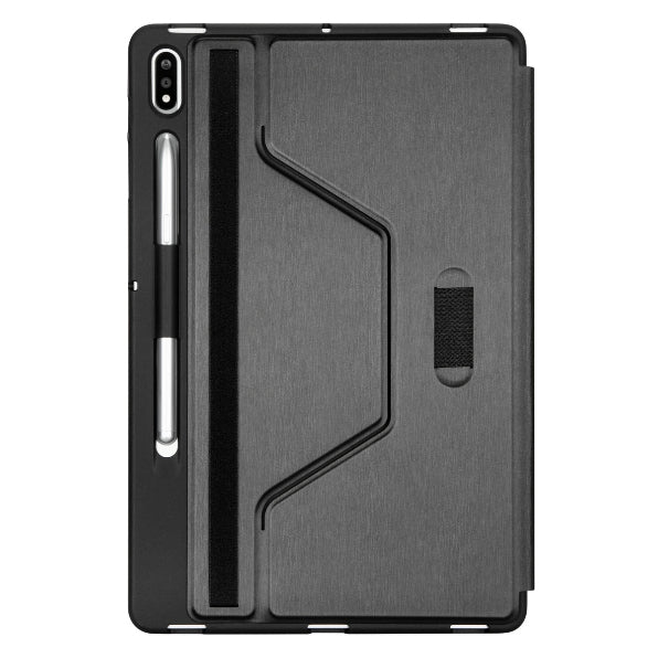 Funda tablet targus click -  in 12 -4pulgadas tab s7 plus tab s7 fe tab s7 fe 5g negro