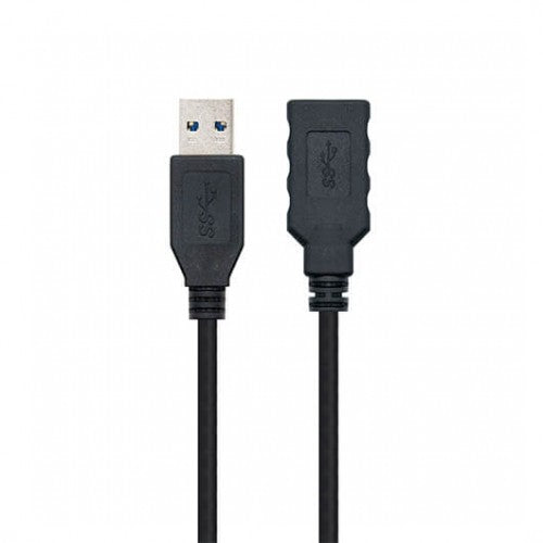 Cable usb tipo a 3.0 a usb tipo a 3.0 nanocable 1m negro macho - hembra