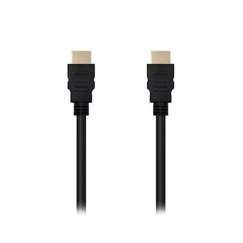 Cable hdmi 1.4 tipo a a hdmi tipo a nanocable 5m -  macho - macho -  alta velocidad -  4k -  10.2gbps -  negro