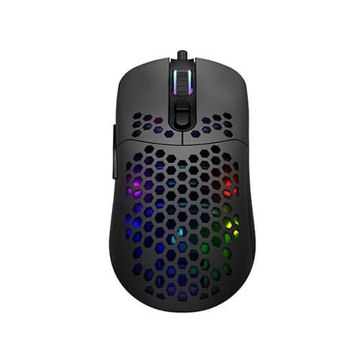 Mouse raton optico deepcool mc310 negro cable 1.3m -  7 botones -  12800 dpi -  rgb