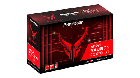 Tarjeta grafica powercolor radeon rx 6700xt red devil oc 12gb gddr6