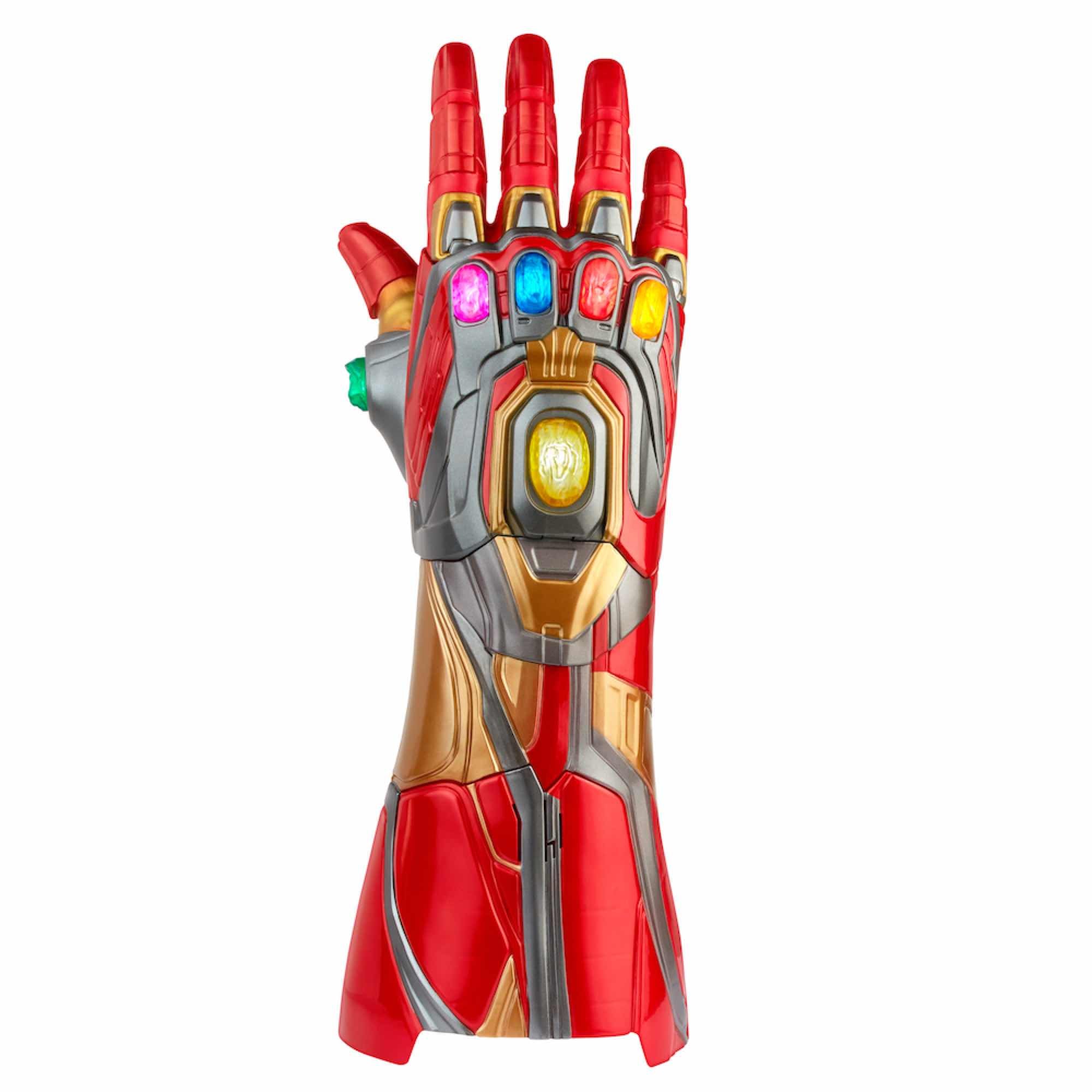 Replica hasbro marvel nano guantelete del infinito iron man pvc gemas del infinito luces led special edition