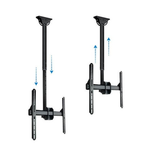 Soporte tv - monitor tooq 23pulgadas - 55pulgadas giratoro - inclinable vesa max 400x400 -  inclinacion  0º - 15º -  gira - 90º -  hasta 50kg