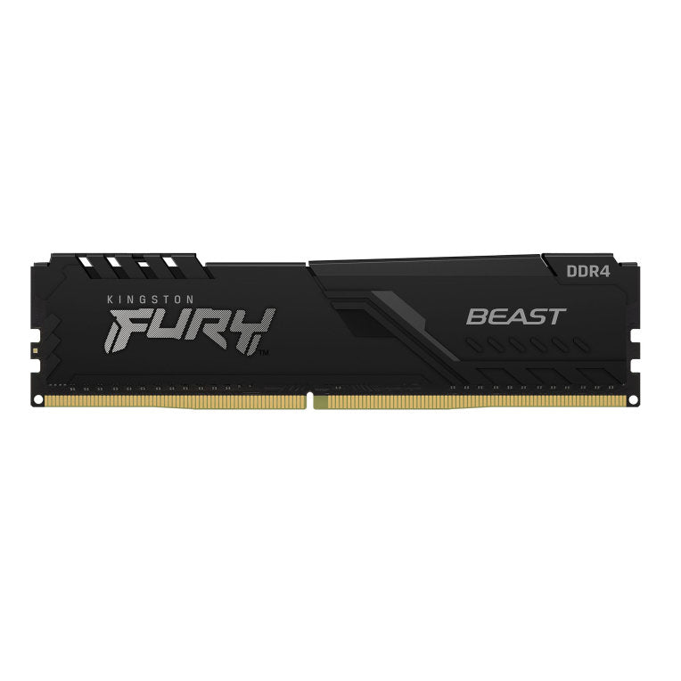 Memoria ram ddr4 16gb kingston - 3200mhz - pc4 - 25600 - fury beast - negro - 1.2v