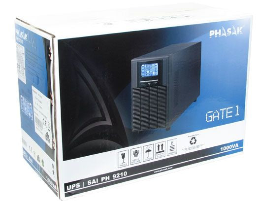 Sai ups phasak 1000va on - line 3xschuko ph 9210