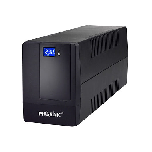 Phasak sai - ups 1000va display lcd avr 2xschuko ph 9410