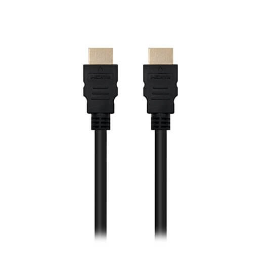 Cable hdmi 1.4 tipo a a hdmi tipo a nanocable 1.5m -  macho - macho -  alta velocidad -  4k -  10gbps -  negro