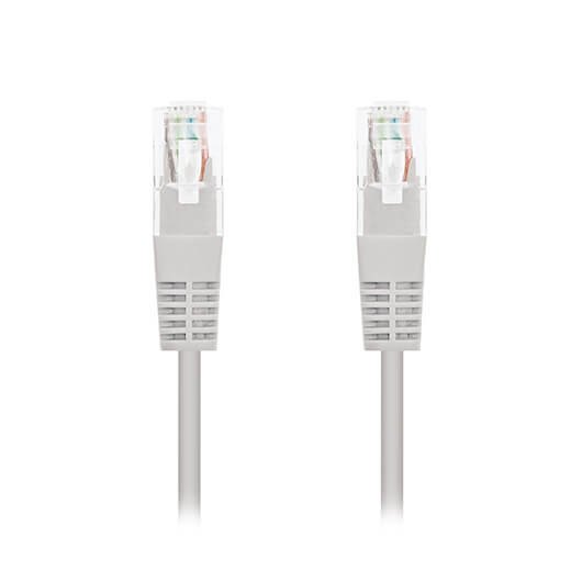 Latiguillo cable red utp cat6 rj45 nanocable 10m gris 10m -  gris