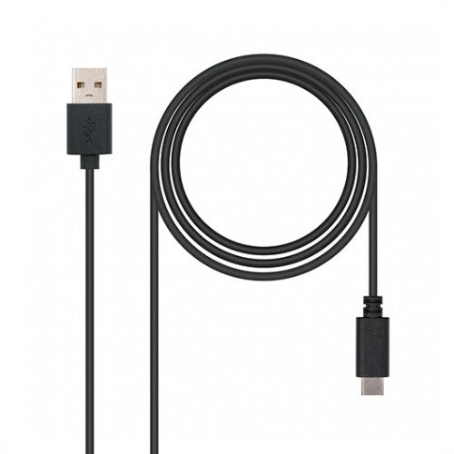 Cable usb tipo a 2.0 a usb tipo c 2.0 nanocable 2m negro macho - macho