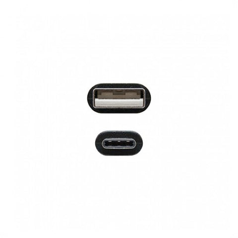 Cable usb tipo a 2.0 a usb tipo c 2.0 nanocable 2m negro macho - macho