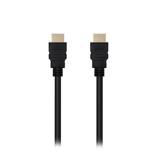 Cable hdmi 2.0 premium tipo a a hdmi tipo a nanocable 3m -  macho - macho -  alta velocidad -  4k -  18gbps -  negro