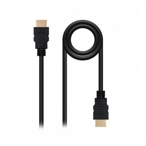 Cable hdmi 2.0 premium tipo a a hdmi tipo a nanocable 3m -  macho - macho -  alta velocidad -  4k -  18gbps -  negro