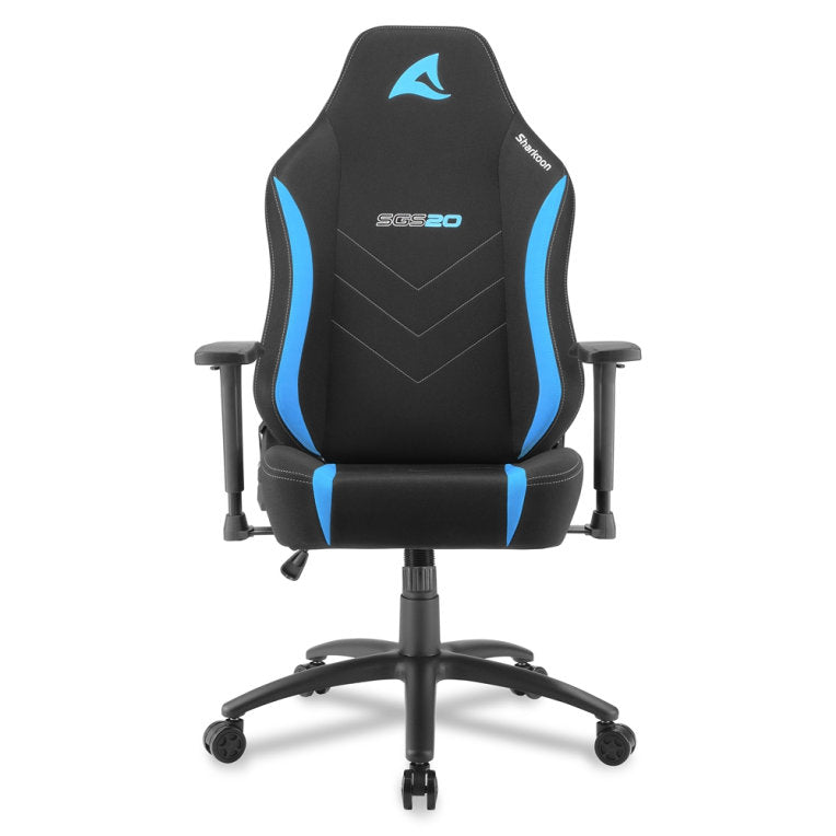 Silla gaming sharkoon sgs20 fabric negro - azul