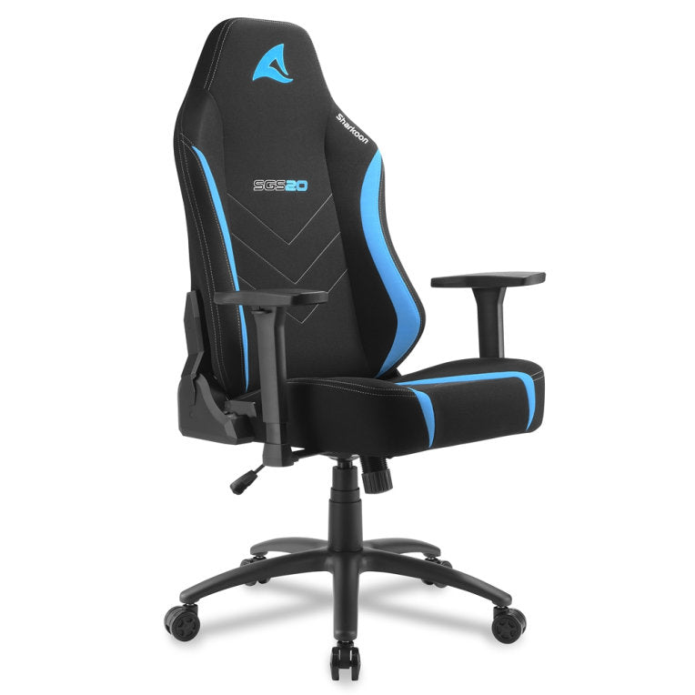 Silla gaming sharkoon sgs20 fabric negro - azul