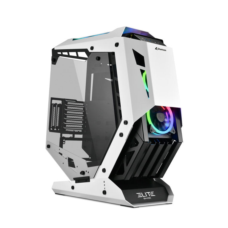 Caja ordenador gaming sharkoon elite shark ca700 atx 2xusb3.0 sin fuente rgb