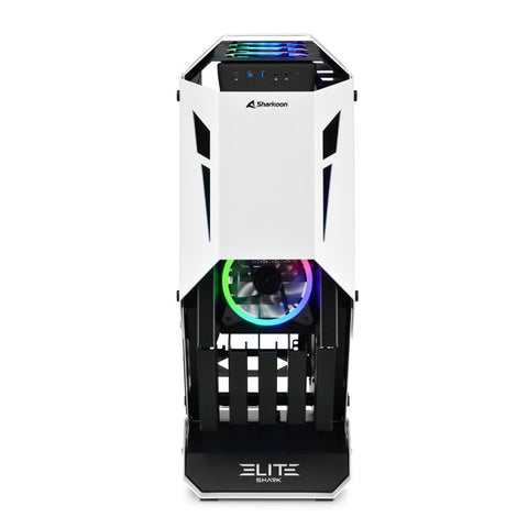 Caja ordenador gaming sharkoon elite shark ca700 atx 2xusb3.0 sin fuente rgb