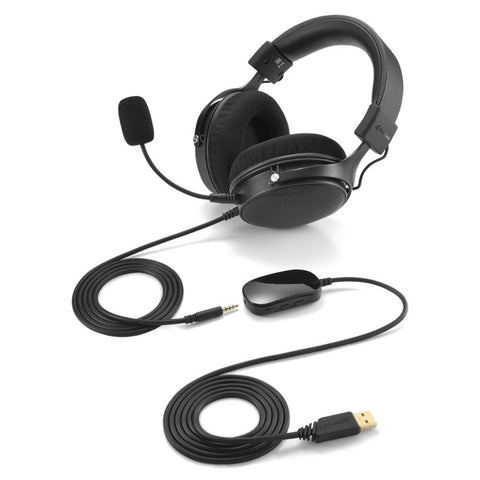 Auriculares gaming sharkoon b2 negro microfono alambrico