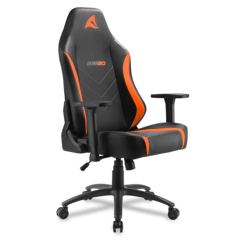 Silla gaming sharkoon sgs20 negro - naranja