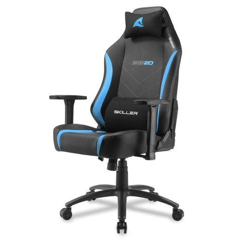 Silla gaming sharkoon sgs20 negro - azul