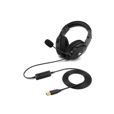 Auriculares gaming sharkoon rush er40 negro microfono alambrico rgb