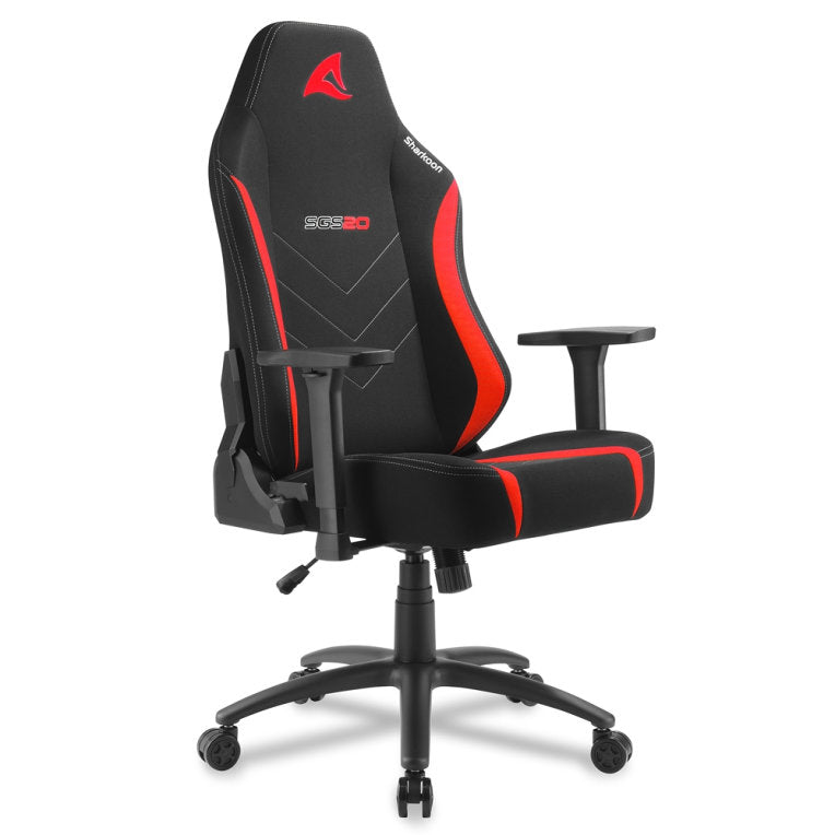 Silla gaming sharkoon sgs20 fabric negro - rojo