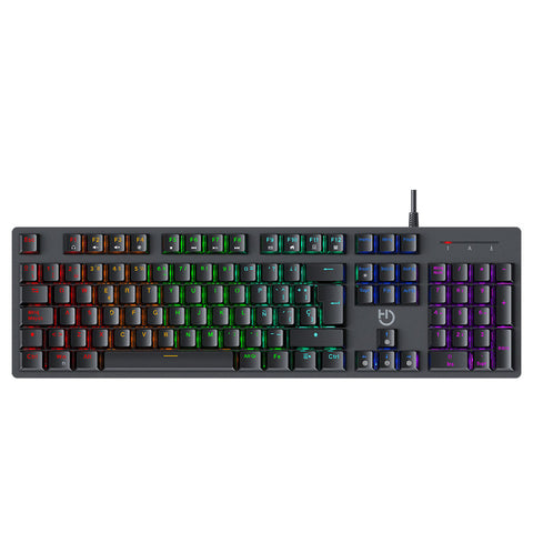 Teclado hiditec mecanico gaming gk400 argb negro