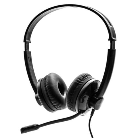 Auriculares nilox microfono control volumen negro alambrico usb