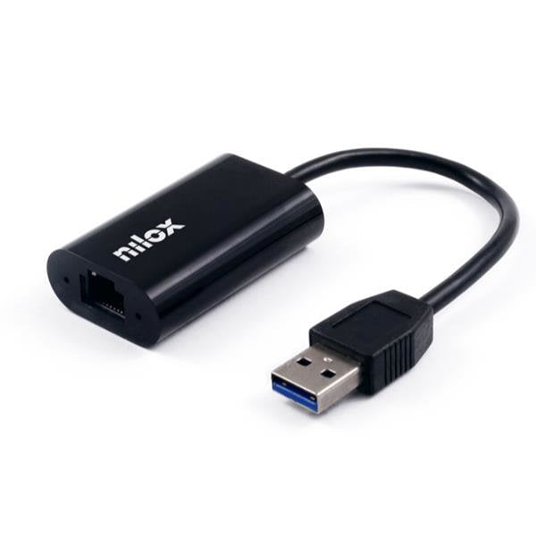 Cable adapatador nilox usb a ethernet macho hembra