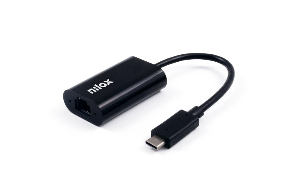 Cable adaptador nilox usb tipo c a ethernet macho - hembra