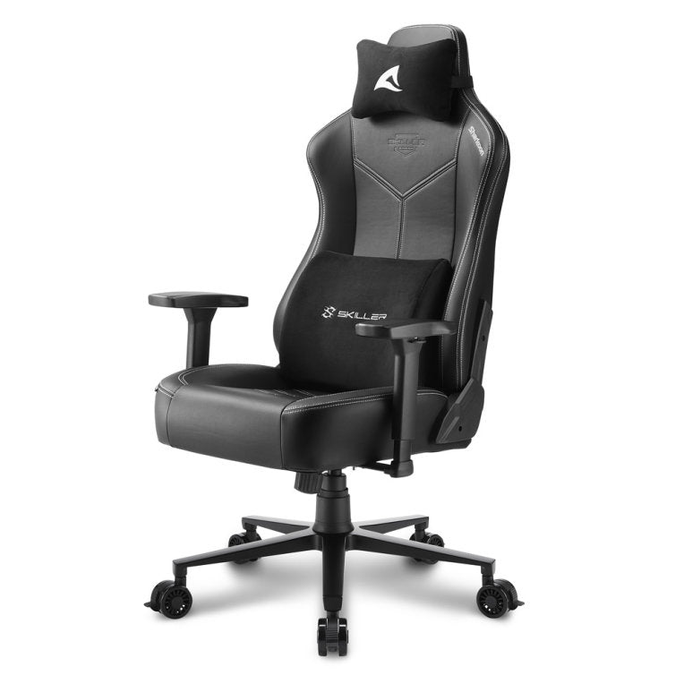 Silla gaming sharkoon skiller sgs30 negro blanco 165º