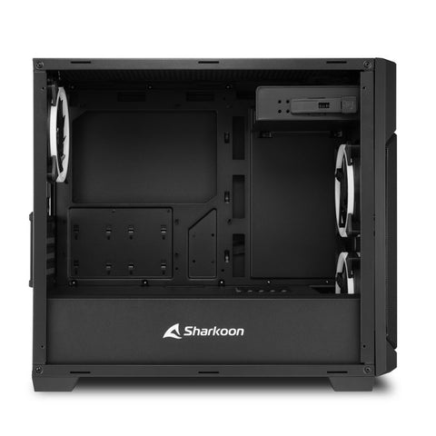 Caja ordenador gaming sharkoon v1000 matx 2 x usb 3.0 sin fuente rgb