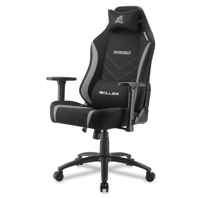 Silla gaming sharkoon sgs20 fabric negro - gris