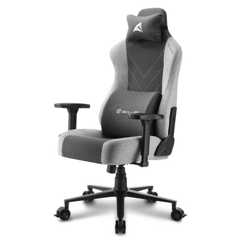 Silla gaming sharkoon skiller sgs30 fabric gris 165º