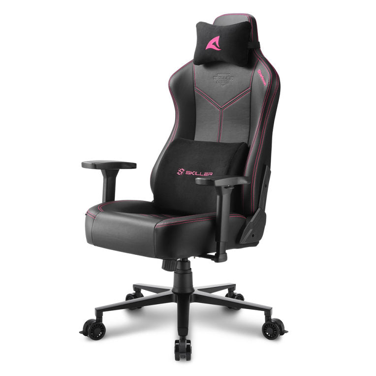 Silla gaming sharkoon skiller sgs30 negro rosa 165º