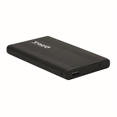 Caja externa tooq tqe - 2510b hdd - ssd 2.5pulgadas 9.5mm sata usb 2.0 negra