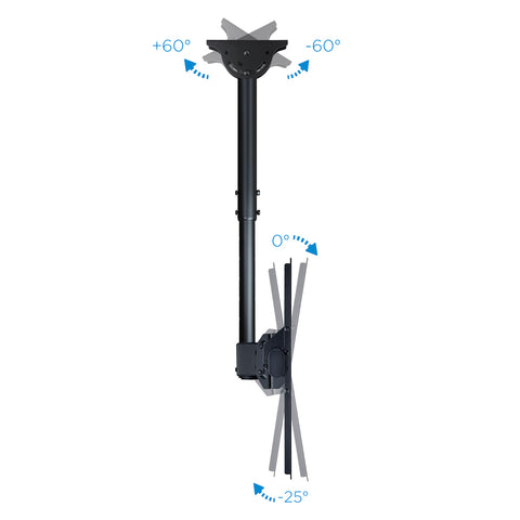 Soporte techo tooq lpce1170tsli - b 37pulgadas - 70pulgadas carga maxima 50kg