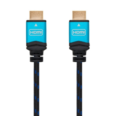 Cable nanocable hdmi v2.0 4k macho - macho negro 1m