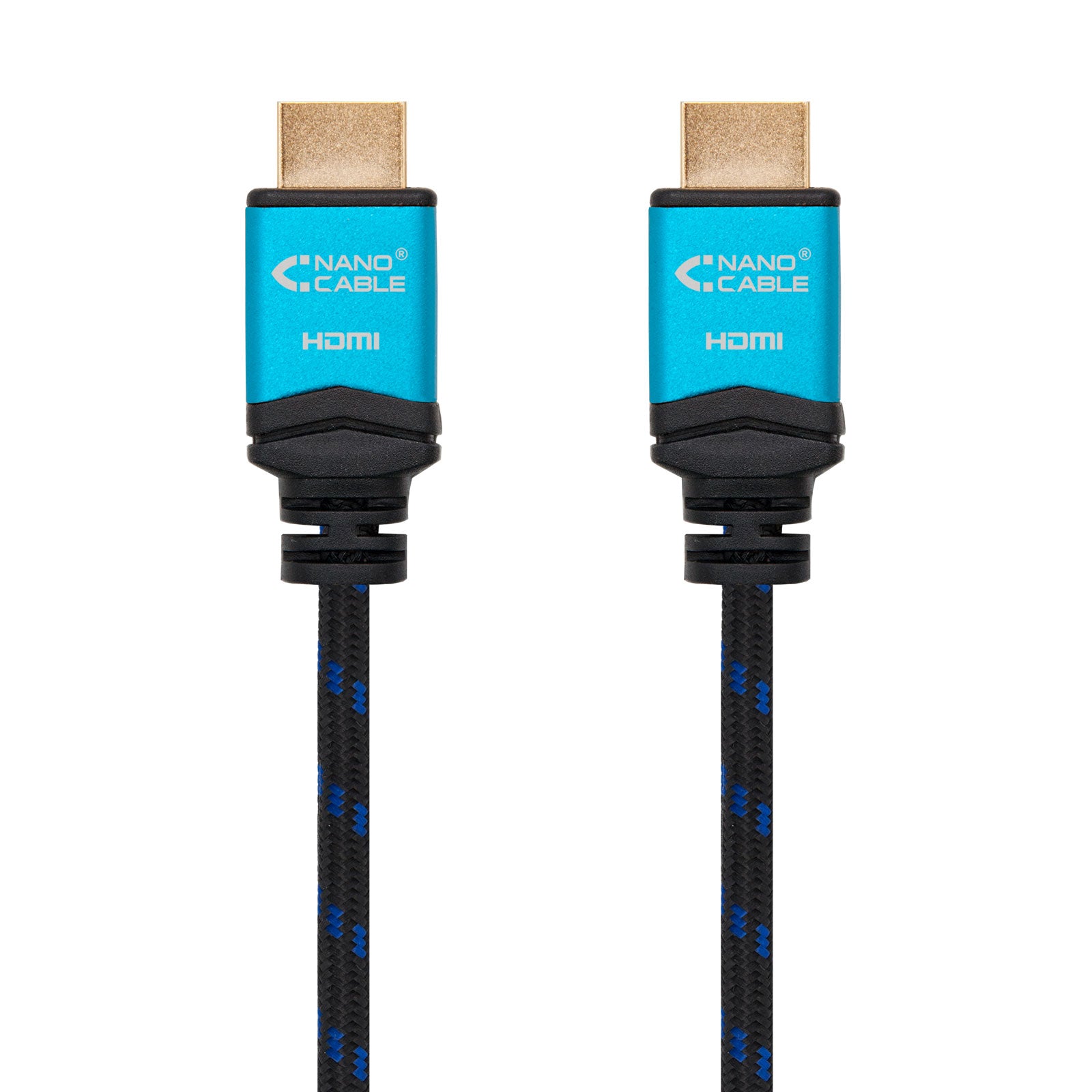 Cable nanocable hdmi v2.0 4k macho - macho negro 1m