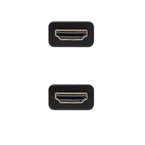 Cable nanocable hdmi v2.0 4k macho - macho negro 1m