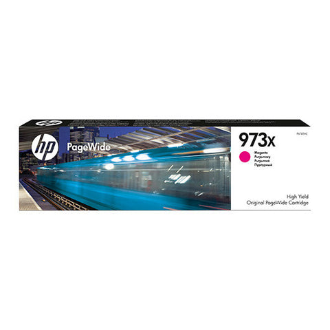 Cartucho tinta hp original cartridge nº 973x magenta pagewide f6t82ae